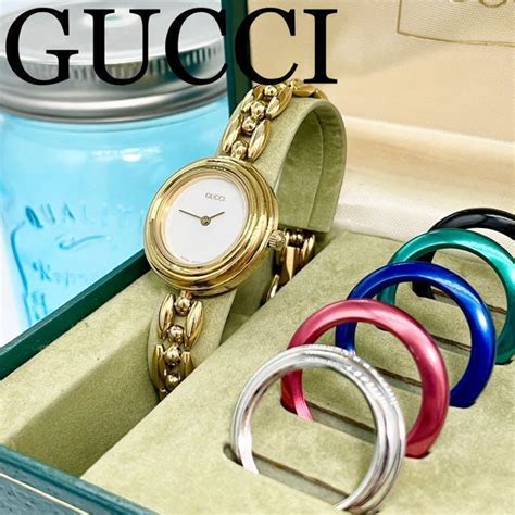 gucci change bezel watch online au|vintage Gucci change bezel watch.